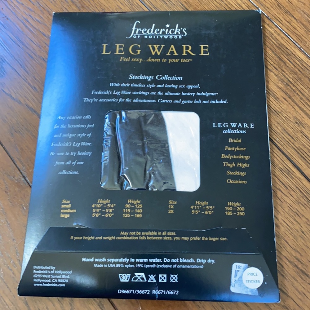 Fredricks of Hollywood leg ware - Picture 2 of 3